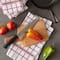 DII® Barn Red Windowpane Terry Dishtowels, 4ct.